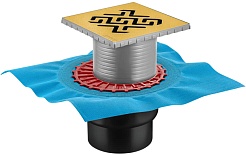 BERGES Wasserhaus Душевой трап Zentrum Antik 150 094465 бронза – фотография-1